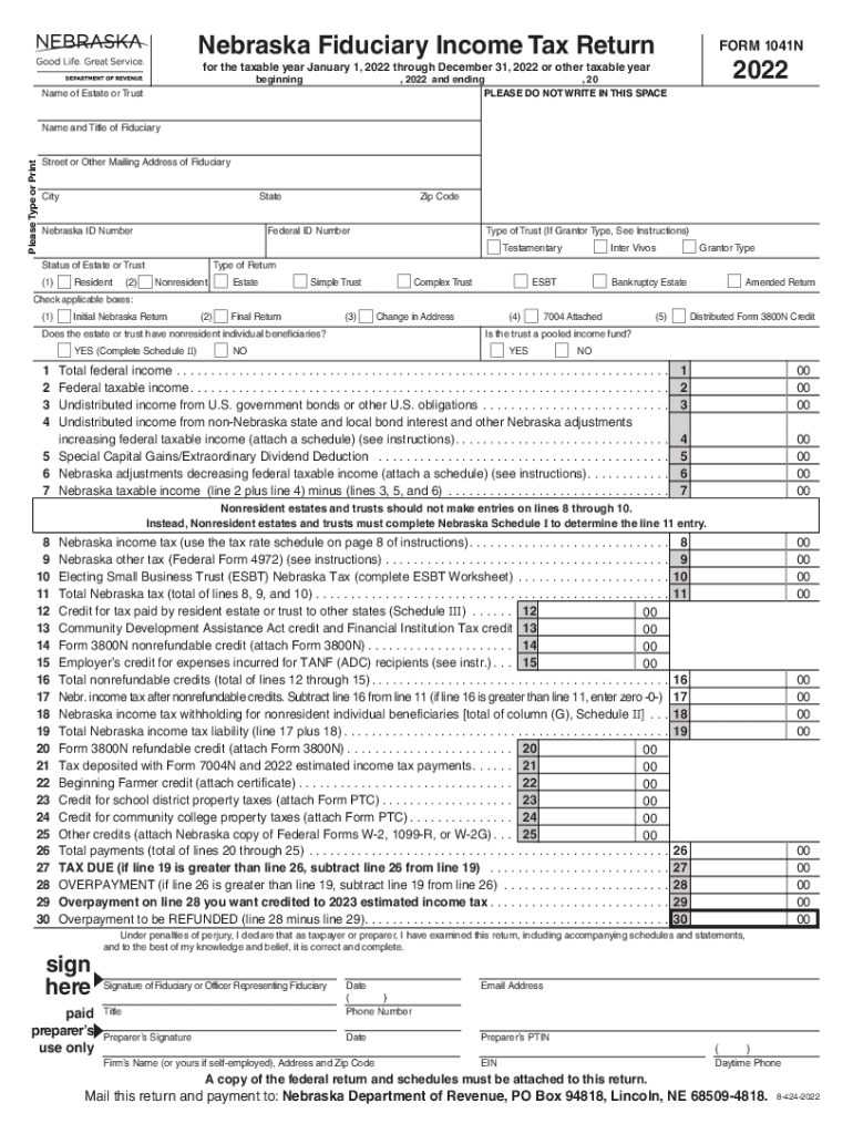 Fillable Online Form IT-205 Fiduciary Income Tax Return Tax Year 2022 Fax Email Print - pdfFiller