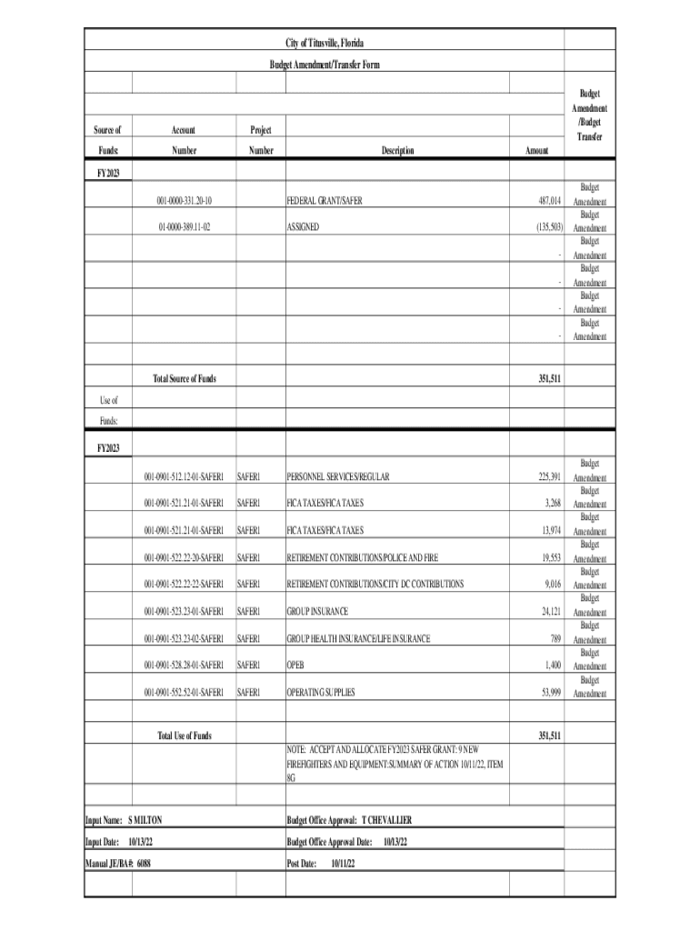 Fillable Online City of Titusville, Florida Fax Email Print - pdfFiller