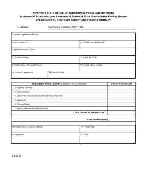 Fillable Online oasas ny 0 NEW YORK STATE OFFICE OF ADDICTION SERVICES