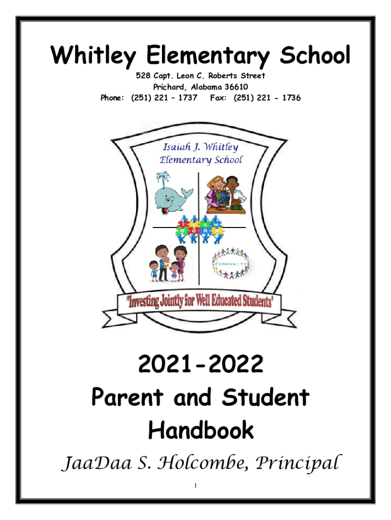 Fillable Online Principal's Corner Whitley Elementary School Fax Email Print pdfFiller