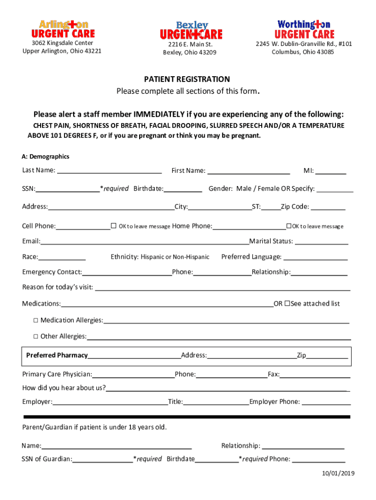 Book Online - Urgent Care in Upper Arlington, OH 43221 Preview on Page 1