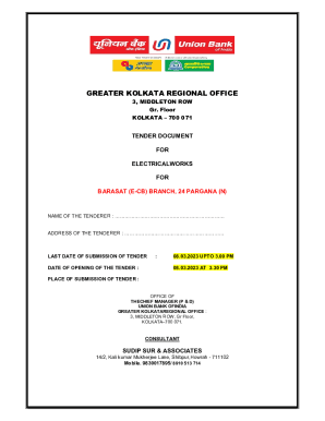 TD - UNION BANK - BARASAT E-CB BRANCH- ELECTRICAL