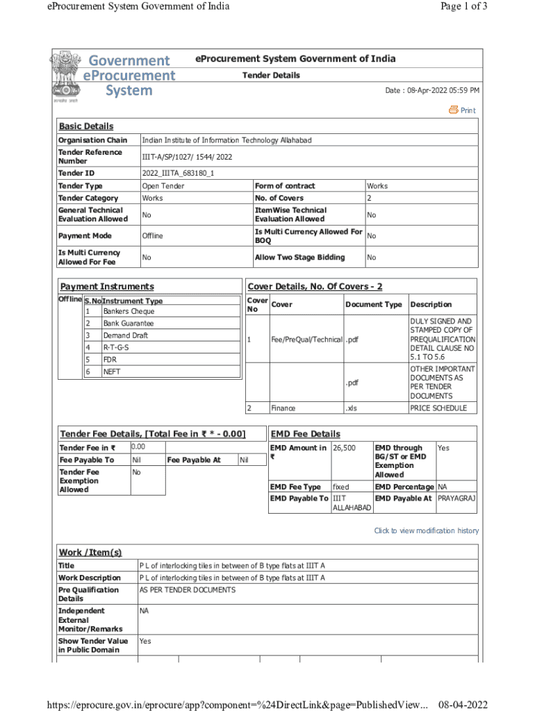 Form preview