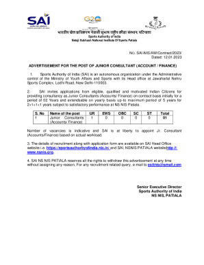 Young Professional (Legal) at Sports Authority of India