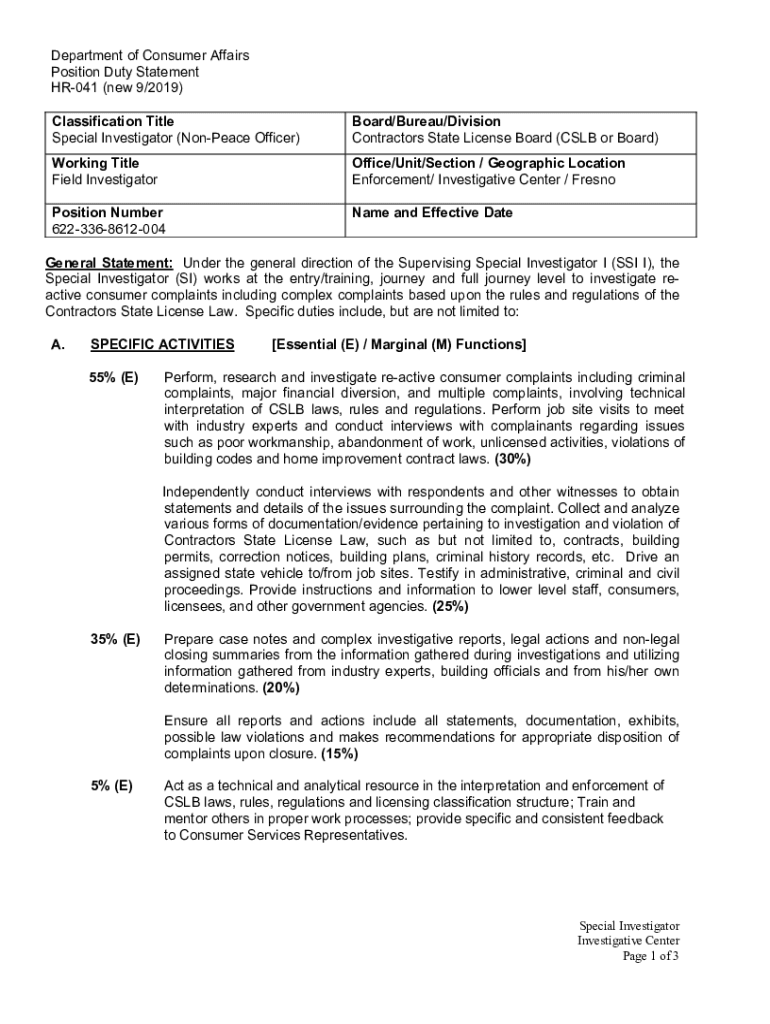 Fillable Online Field Investigator Fax Email Print pdfFiller