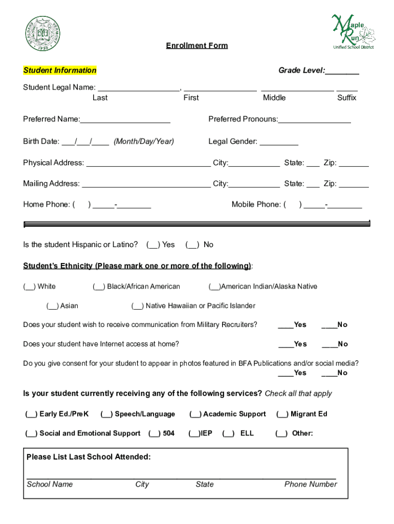 Fillable Online Name and Gender Identity Change Request Form Fax Email
