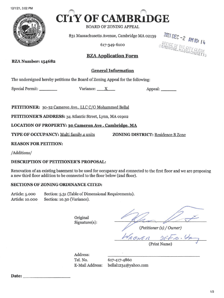 Fillable Online NOTICE OF DECISION OF THE WAREHAM ZONING Fax Email