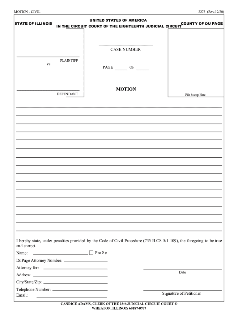 in the circuit court of dupage county, illinois Preview on Page 1