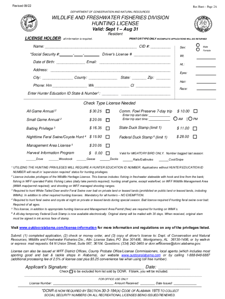 Fillable Online Hunting Laws by State Fax Email Print pdfFiller