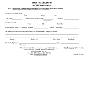 Seton Hill University - Statement of Accreditation Status