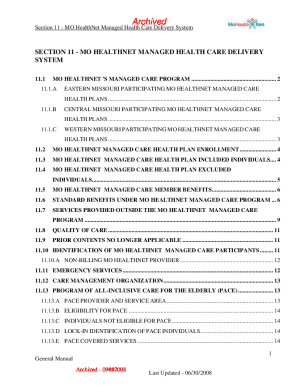 Fillable Online Medicaid Plans - MO HealthNet Managed Care Fax Email Print - pdfFiller