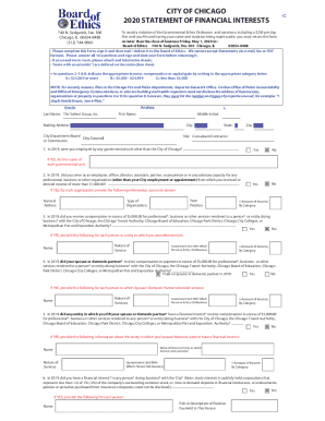 Fillable Online Statements of Financial Interests - Frequently Asked ...