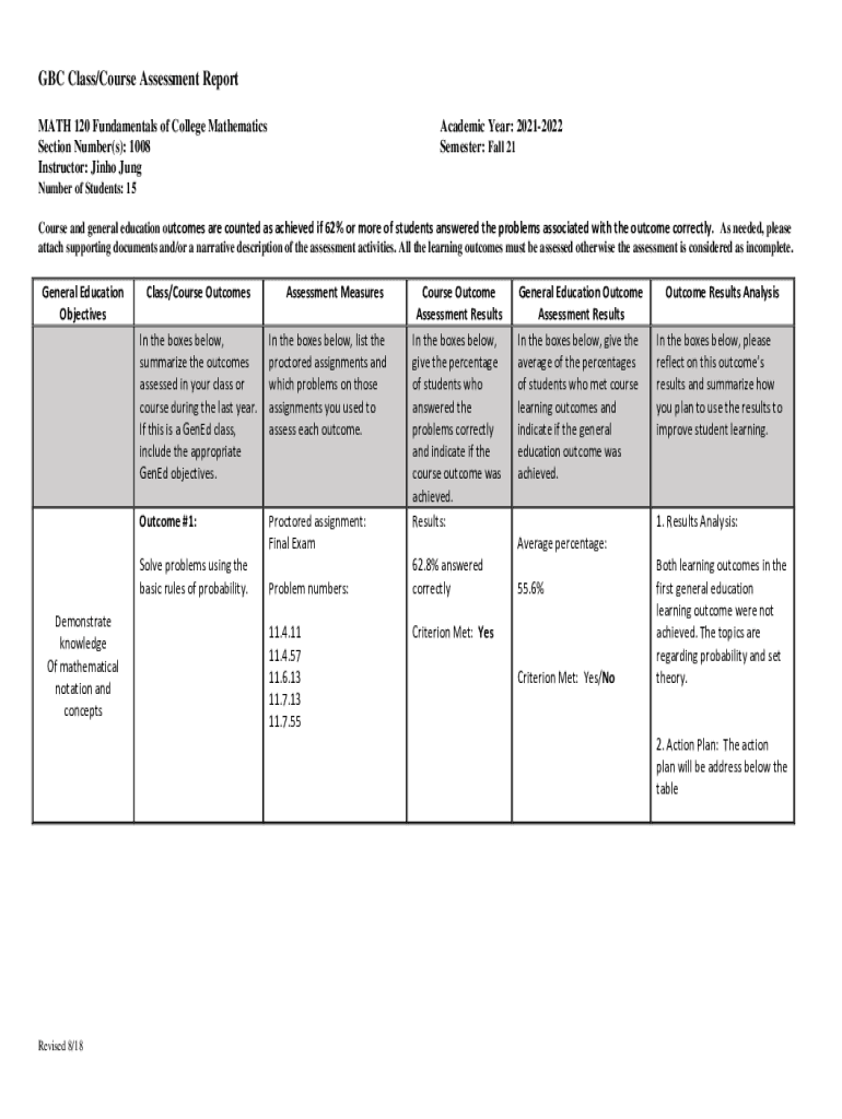 Fillable Online MATH 120 - College Algebra & Trigonometry Fax Email ...