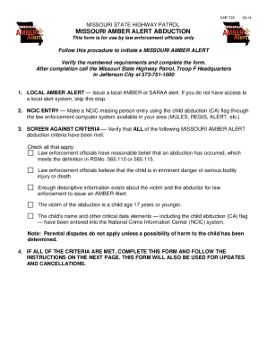 Berkeley Police Department Missing Children Policy