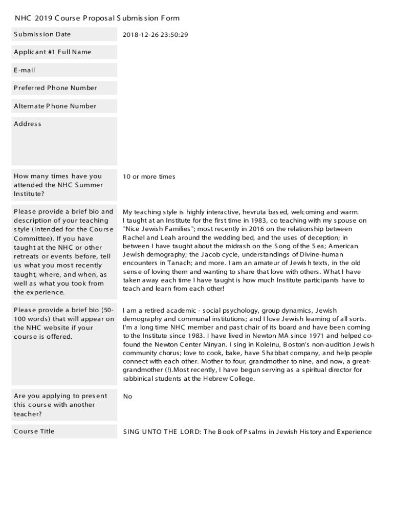Form preview