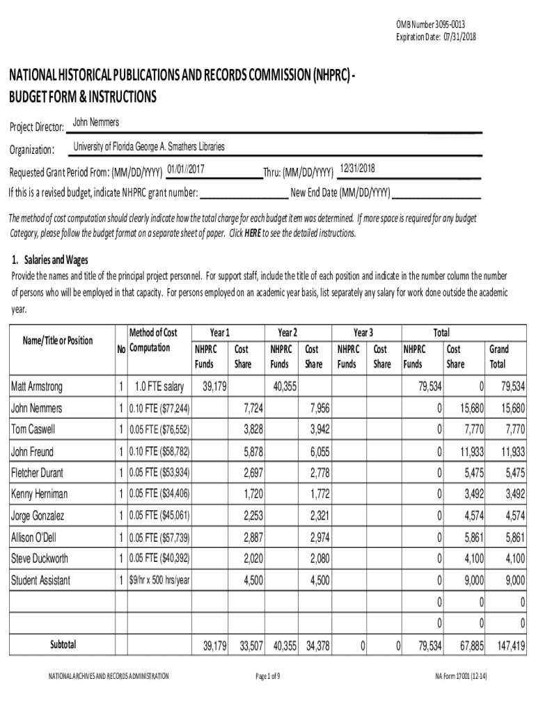 Fillable Online ufdcimages uflib ufl Forms Templates UF Research