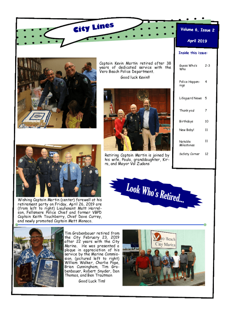 Fillable Online VBPD Command Team Vero Beach Police Department Fax