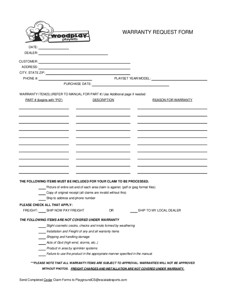 Fillable Online ROAD HAZARD WARRANTY CLAIM FORM *DEALER Fax Email