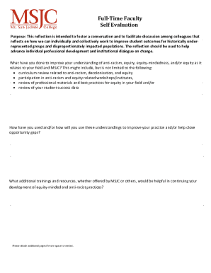 Self-Assessments: Examples and Guide for Managers and ...