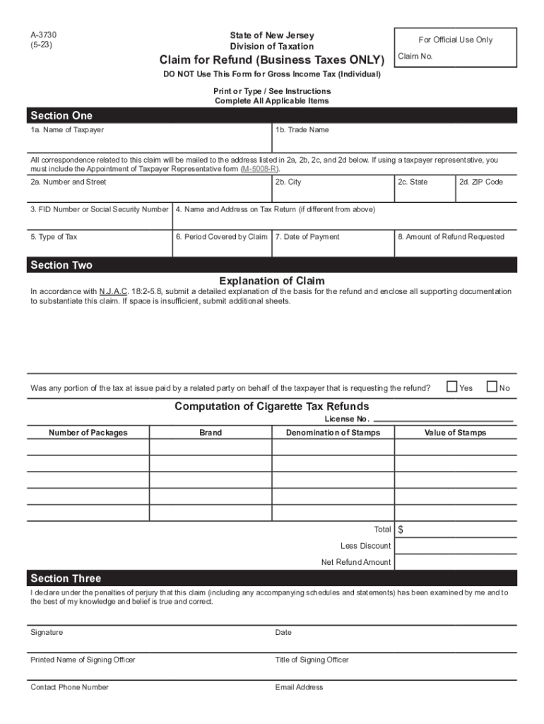 a3730 form Preview on Page 1