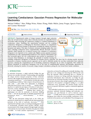 Fillable Online Gaussian Process Regression for Molecular Electronics ...