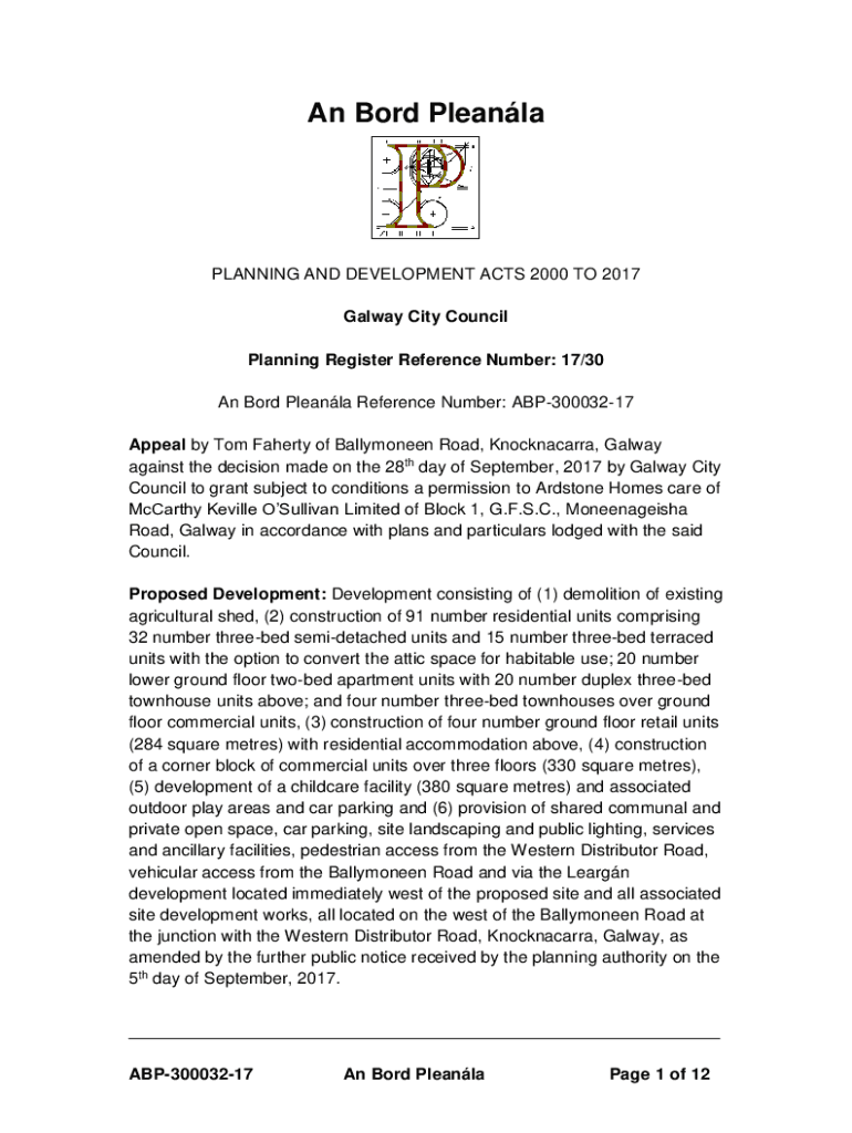 Fillable Online Planning Register Reference Number 17/30 Fax Email