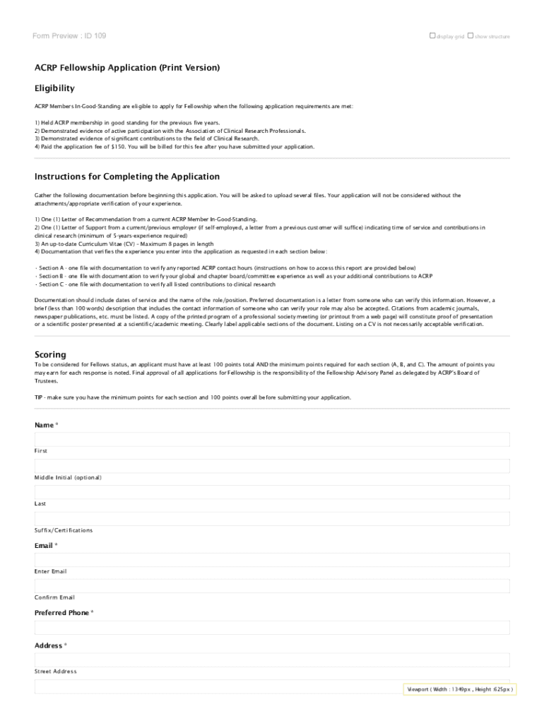 Form preview