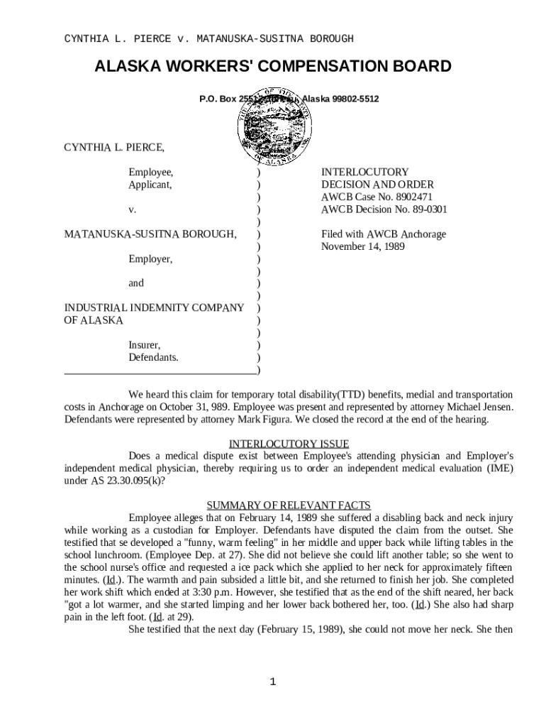 890301. pdq appeals dol alaska Doc Template pdfFiller