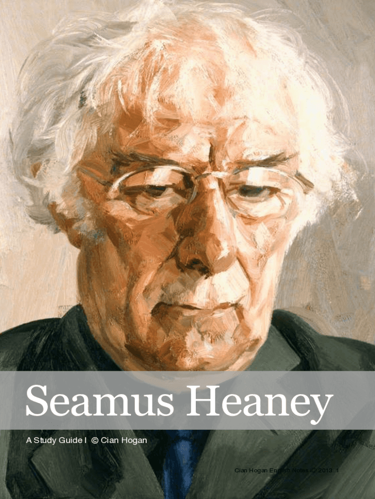 Fillable Online Mid-Term Break Poem by Seamus Heaney Analysis Part One ...