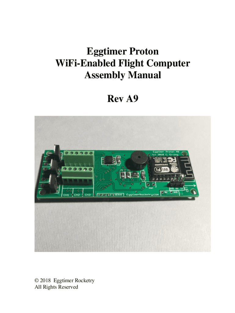 Fillable Online EggTimer Quantum Rev B1 Build Guide and Testing