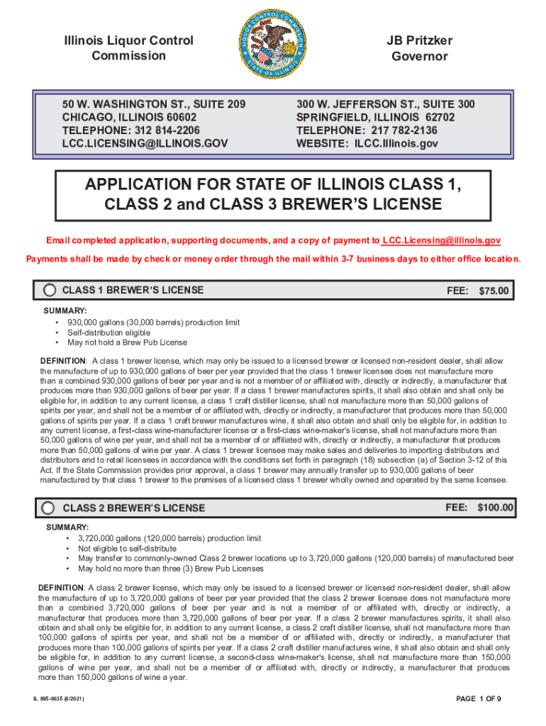 Fillable Online About Illinois Liquor Control Commission Fax Email