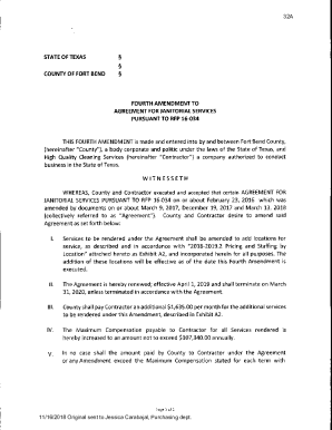 Fourth Amendment to the Maintenance Standards and ...