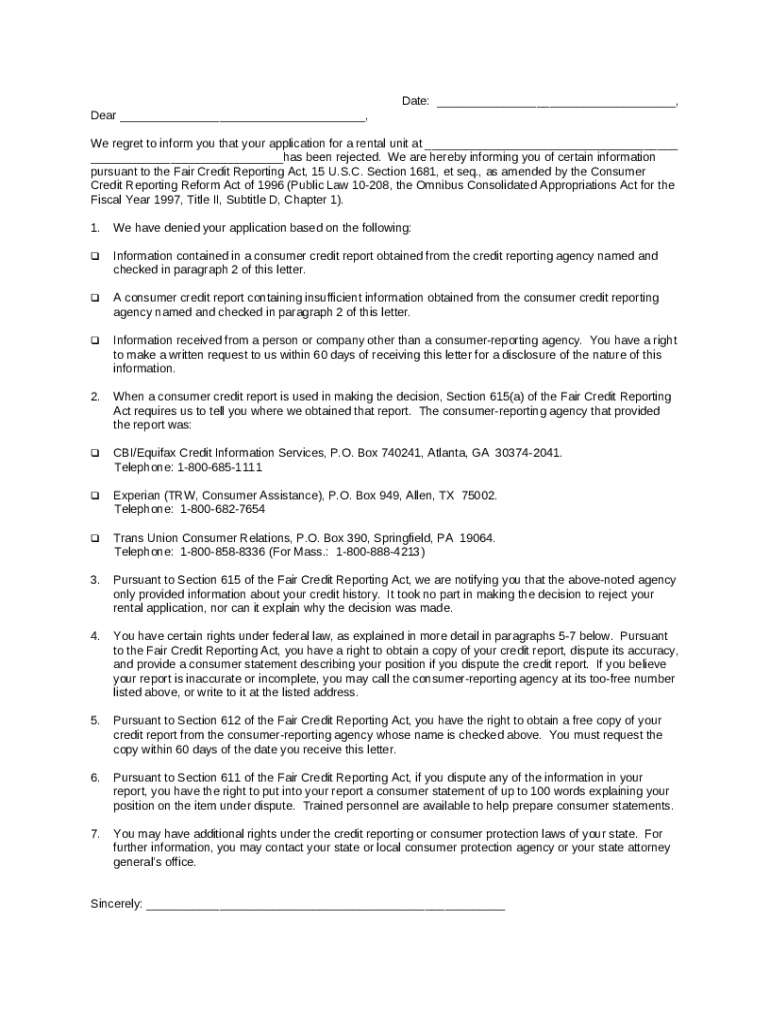 Rental Application Denial Letter How to Politely Reject a Doc