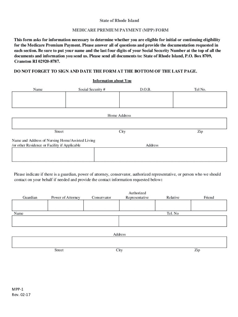 ri medicare premium payment Preview on Page 1
