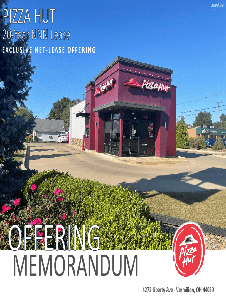 Fillable Online PizzaHut4272LibertyAveVermilionOH. Fax Email
