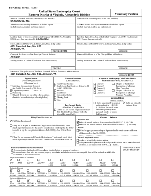 Fillable Online United States Bankruptcy Court Eastern District of Fillable Online United States Bankruptcy Court Eastern District of