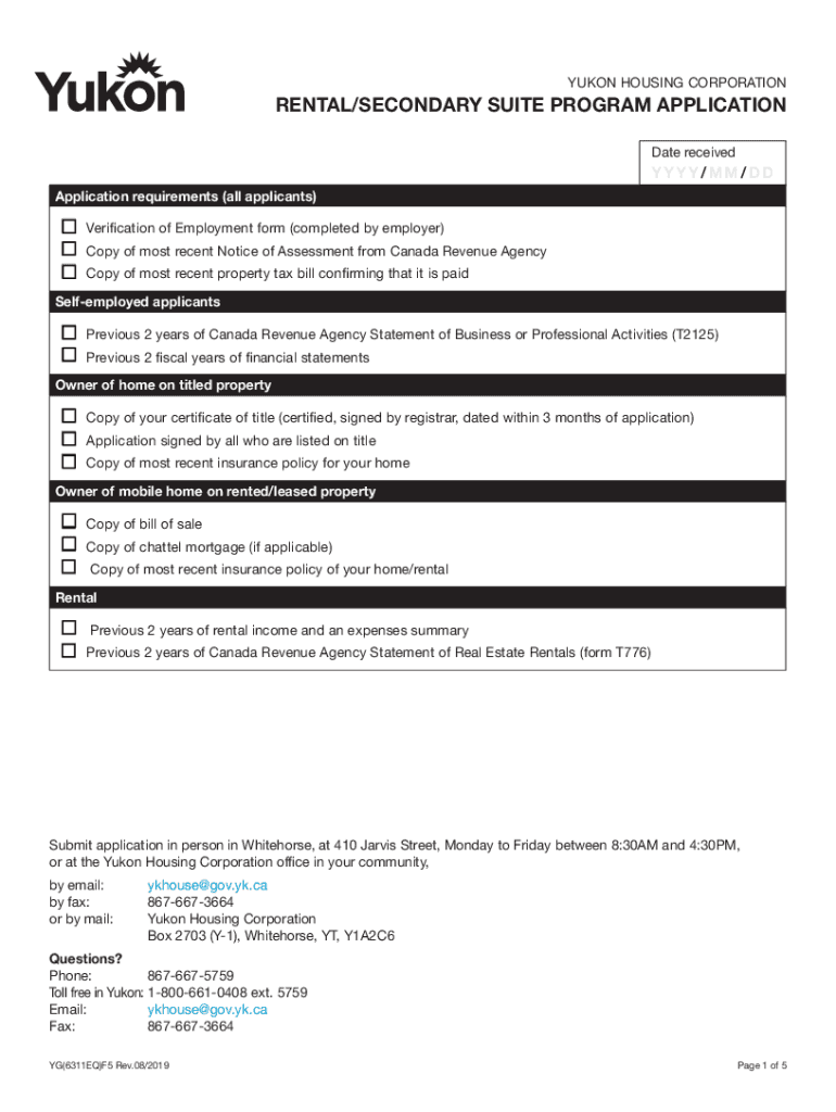 Fillable Online Apply for housing Fax Email Print