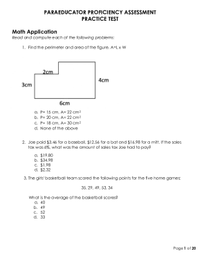 Fillable Online ParaPro Exam Study Guide + Practice Questions - YouTube Fax Email Print - pdfFiller