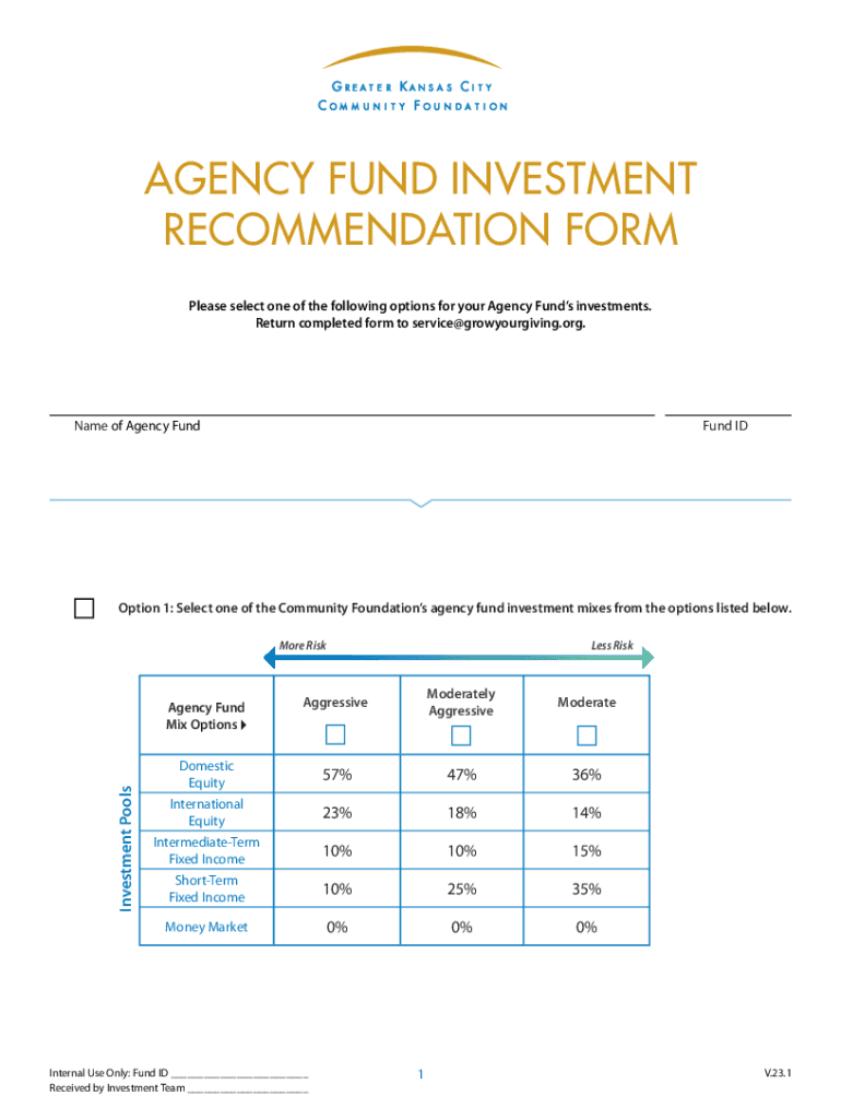 Fillable Online Greater Kansas City Community Foundation A Leading