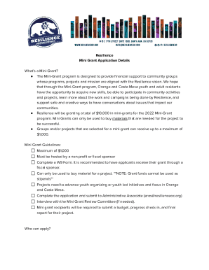 MiniGrantsUniversity of New England in Maine