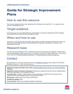 strategic plan nsw education