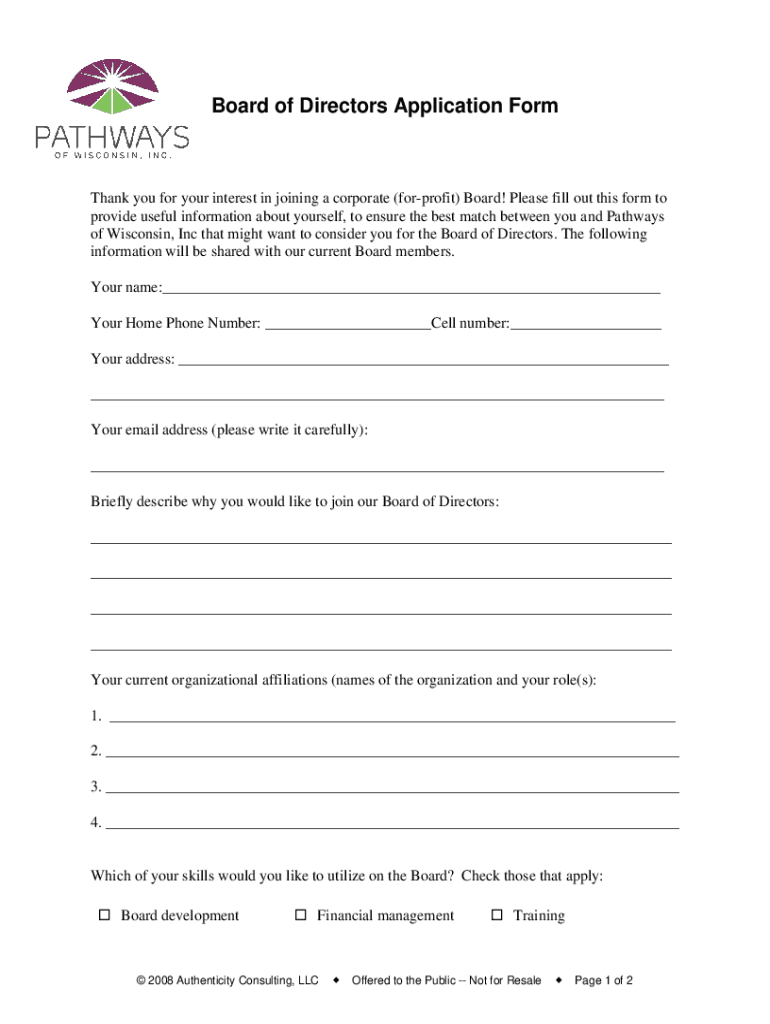 Fillable Online Everything You Need to Know Before Joining a Board Fax