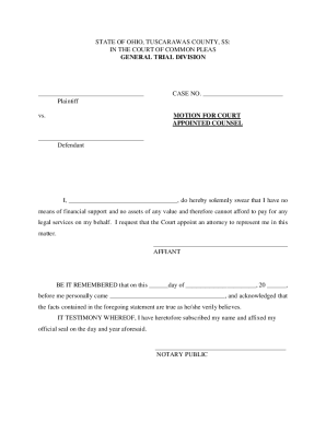 Fillable Online Court of Common Pleas Tuscarawas County Ohio Fax Fillable Online Court of Common Pleas Tuscarawas County Ohio Fax