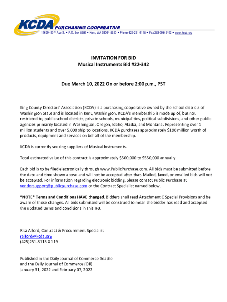 Fillable Online Kcda Purchasing Fill Online, Printable, Fillable