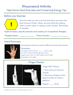 Fillable Online Rheumatoid Arthritis Pain Relief: 7 Exercises That Can ...