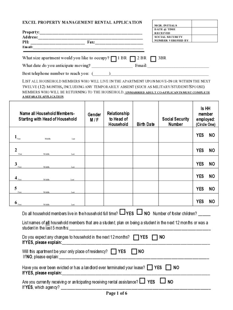 Fillable Online Qualifications to Lease an Apartment Fax Email Print
