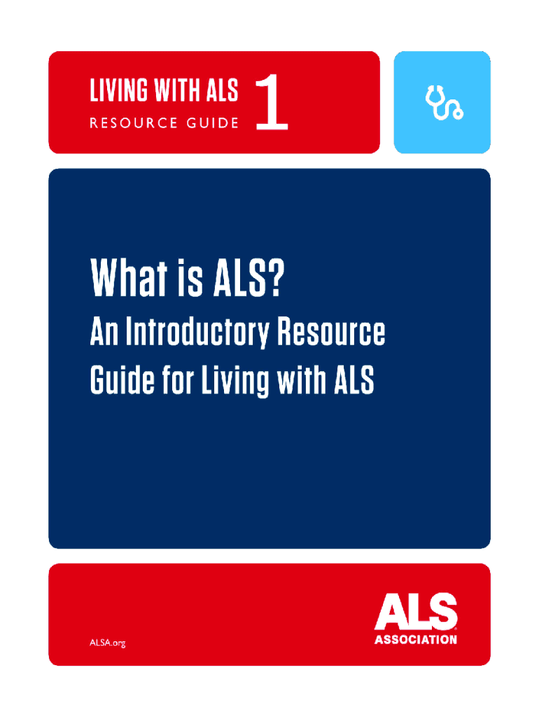 Fillable Online What is ALS? An Introductory Guide for Living with ALS ...
