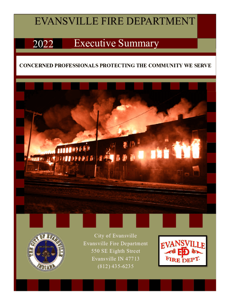 Fillable Online WE are the Evansville Fire Department!! Come join our