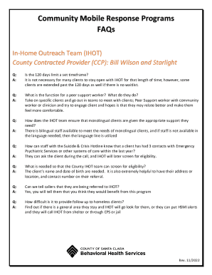 988 Crisis Call Center ContractExhibit B Statement of Work