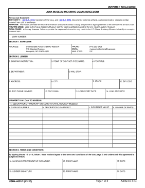 CONDITIONAL AGREEMENT FOR INCOMING LOAN ...